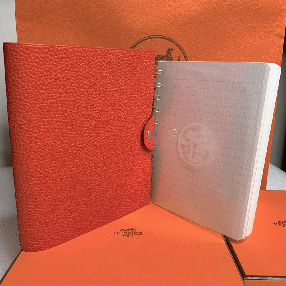 Hermes Agenda Notebook cover   and refill size PM